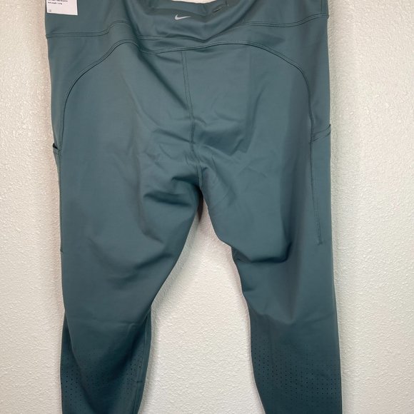 New WOMEN'S NIKE EPIC LUX RUNNING TIGHTS Size 3X Hasta Green - Picture 8 of 8